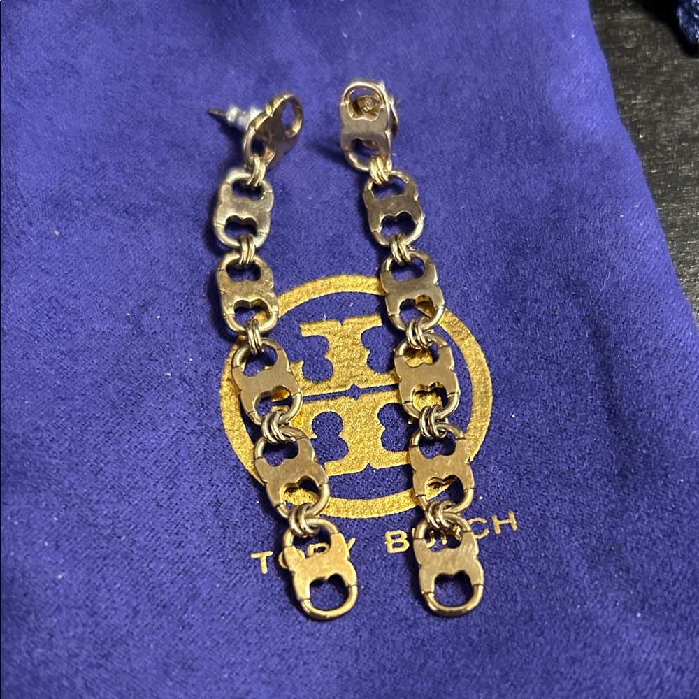 Tory Burch Gold Earrings - Picture 3 of 3